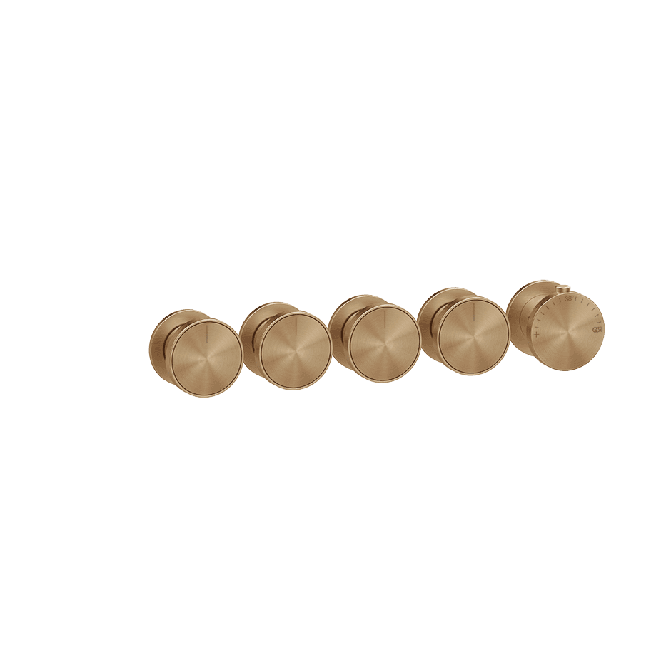 Gessi Shower Mixer 66338 in Warm Bronze Br. Pvd