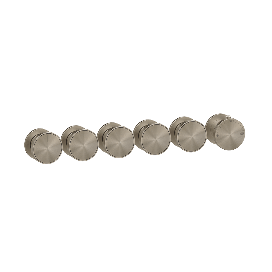 Gessi Shower Mixer 66340 in Finox Brushed Nickel