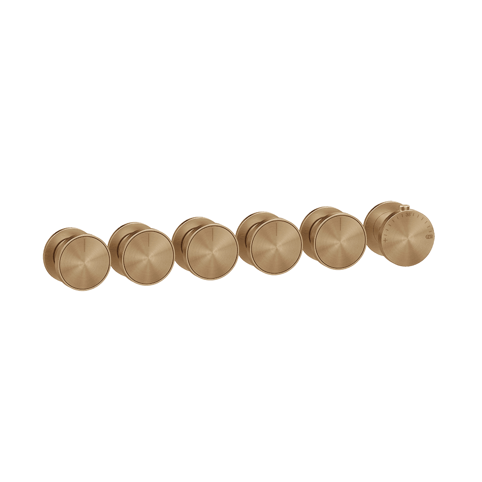 Gessi Shower Mixer 66340 in Warm Bronze Br. Pvd