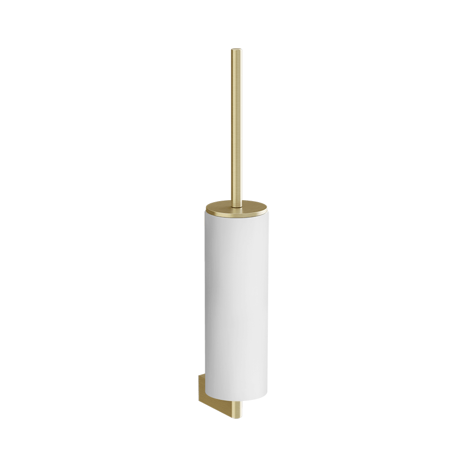 Gessi Brush Holder 66419 in Brass Brushed Pvd