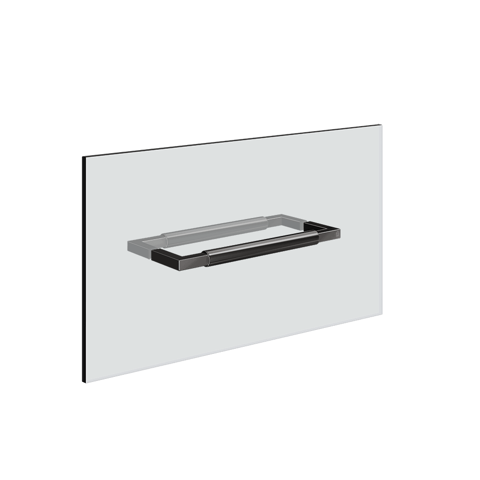 Gessi Towel Rail 67042 in Black Metal Pvd