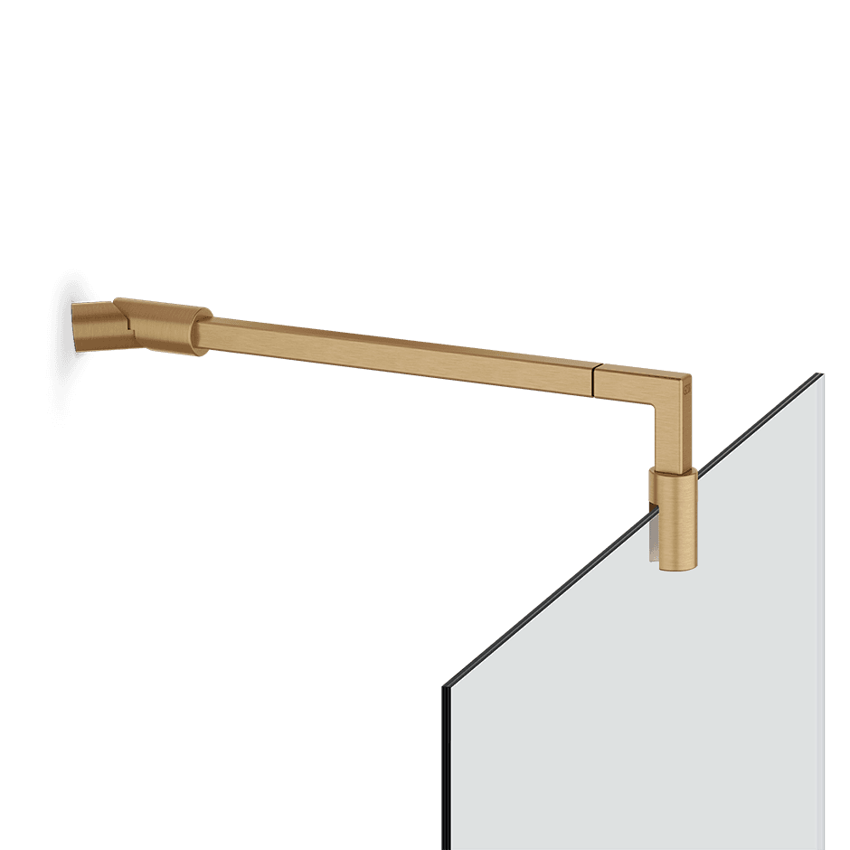 Gessi Glass Support Bar 67071 in Warm Bronze Br. Pvd