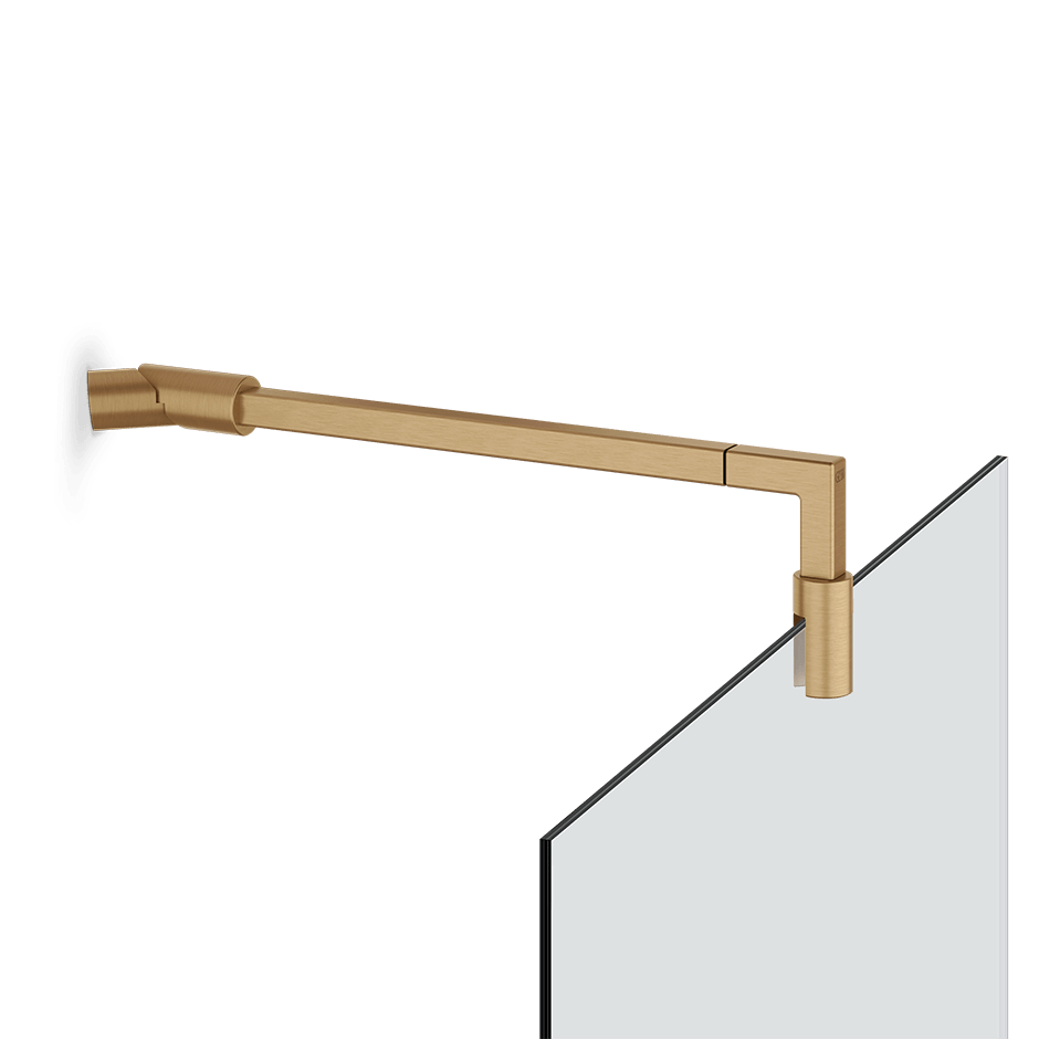 Gessi Glass Support Bar 67072 in Warm Bronze Br. Pvd
