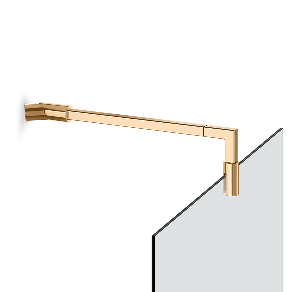 Gessi Glass Support Bar 67072 in Warm Bronze Pvd