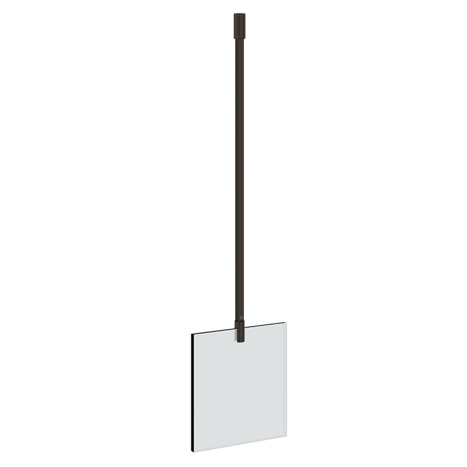 Gessi Glass Support Bar 67078 in Aged Bronze
