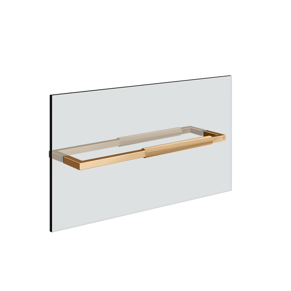 Gessi Towel Rail 67544 in Warm Bronze Pvd