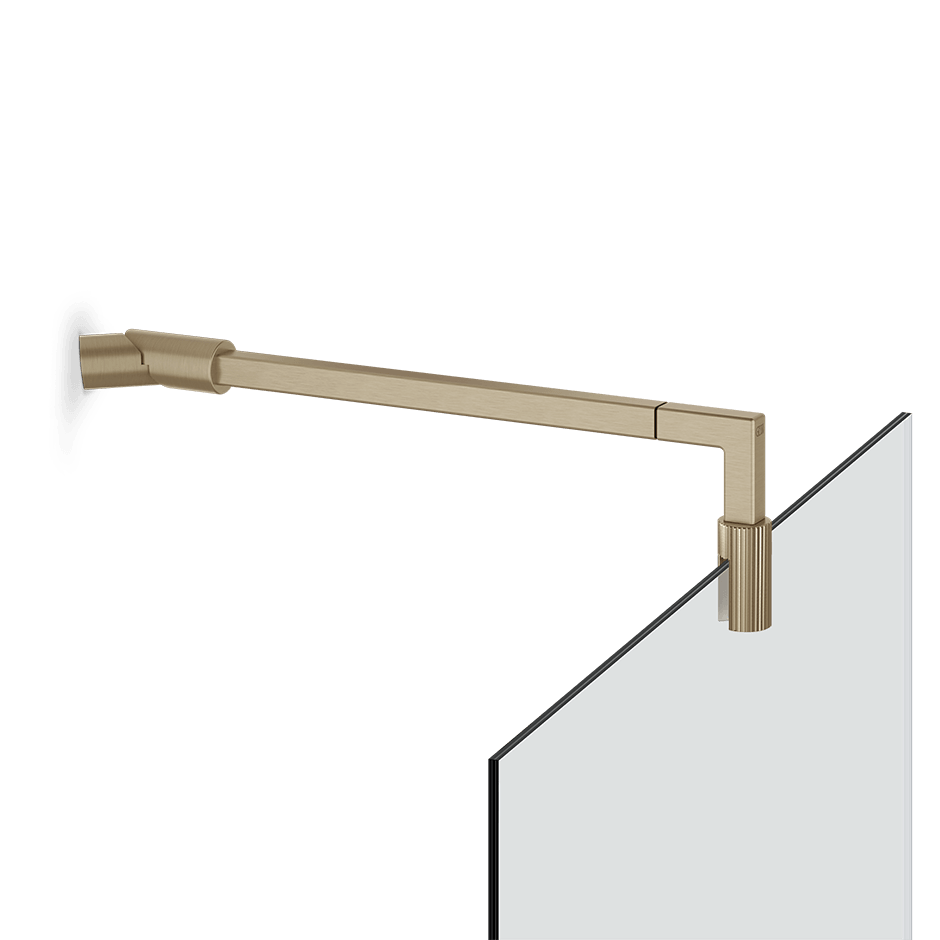 Gessi Glass Support Bar 67571 in Finox Brushed Nickel