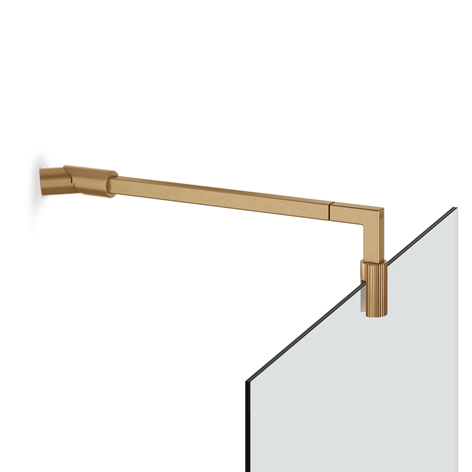 Gessi Glass Support Bar 67571 in Warm Bronze Br. Pvd