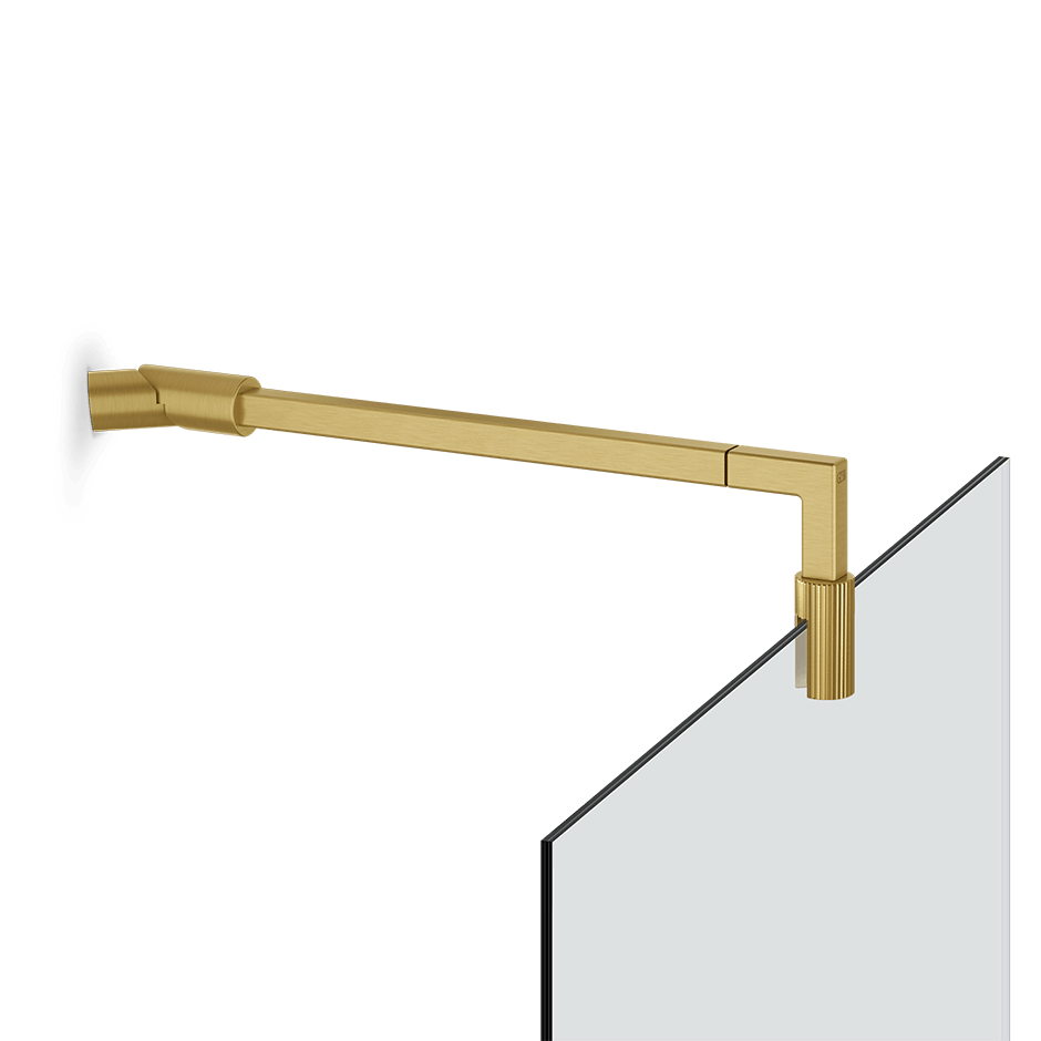 Gessi Glass Support Bar 67572 in Gold Brushed Pvd