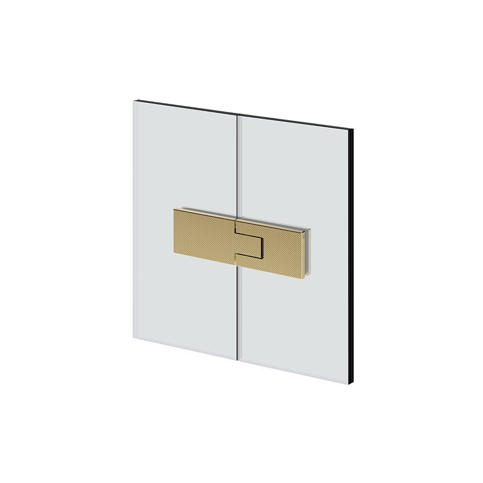 Gessi Clicking Hinges 67603 in Brass Brushed Pvd