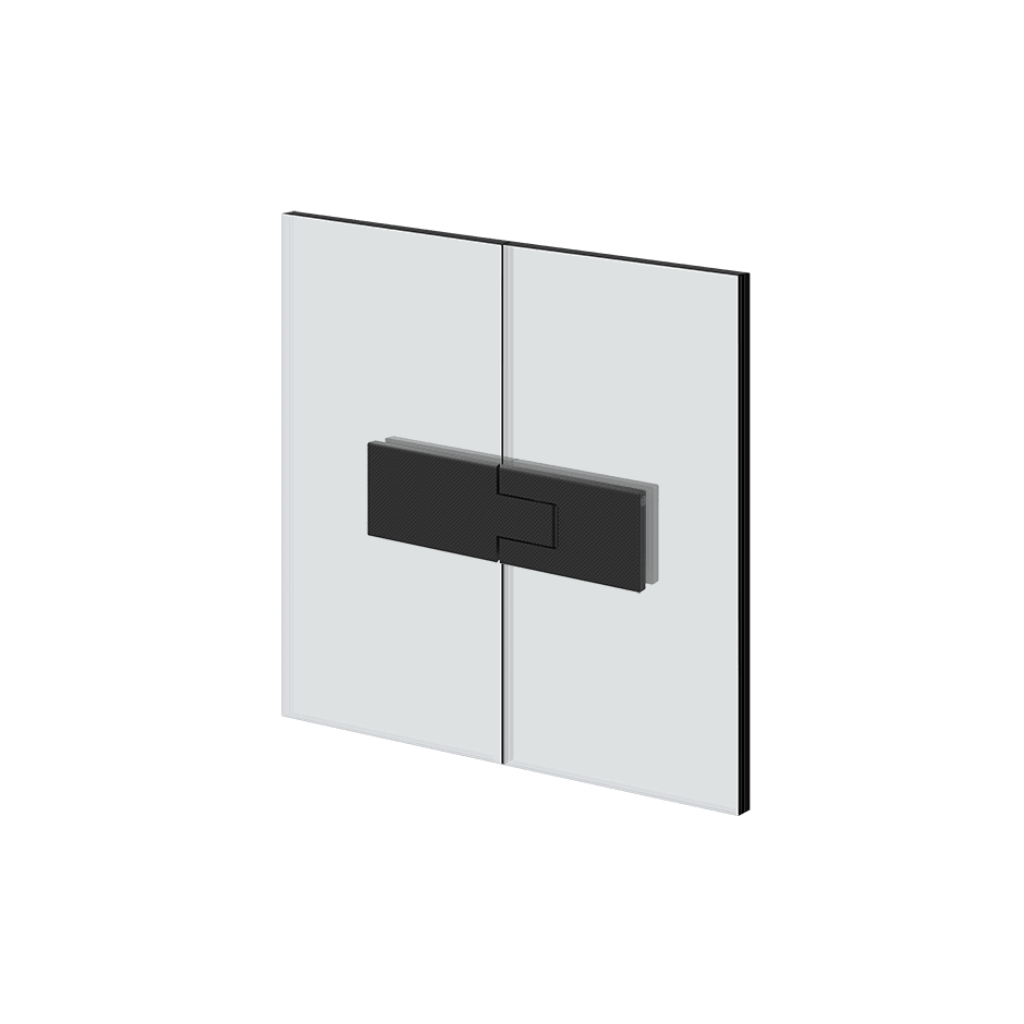 Gessi Clicking Hinges 67604 in Matte Black