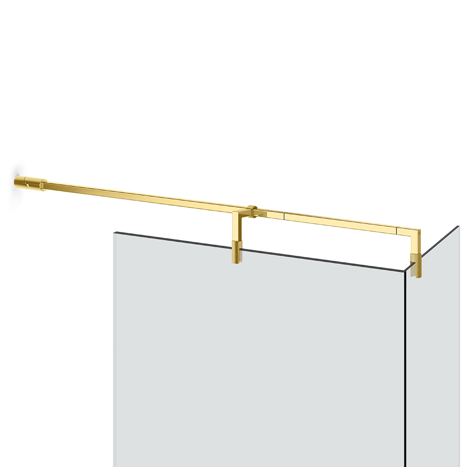 Gessi Glass Support Bar 67676 in Gold Pvd