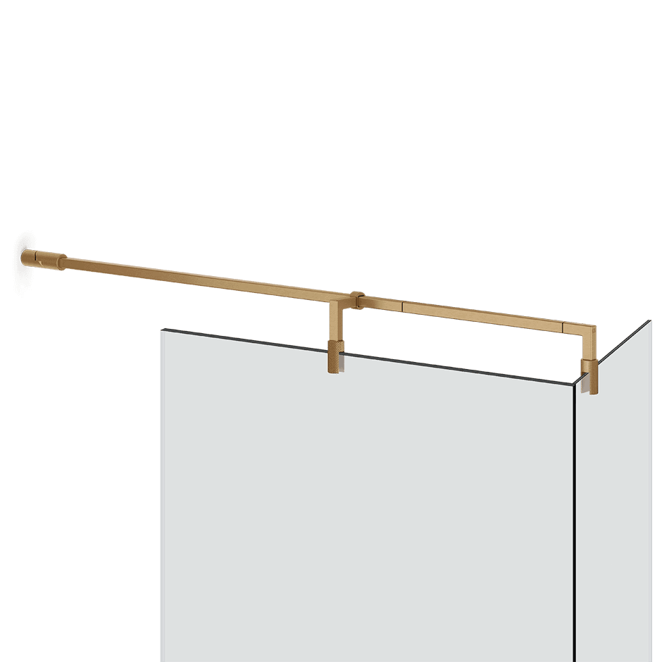 Gessi Glass Support Bar 67676 in Warm Bronze Br. Pvd