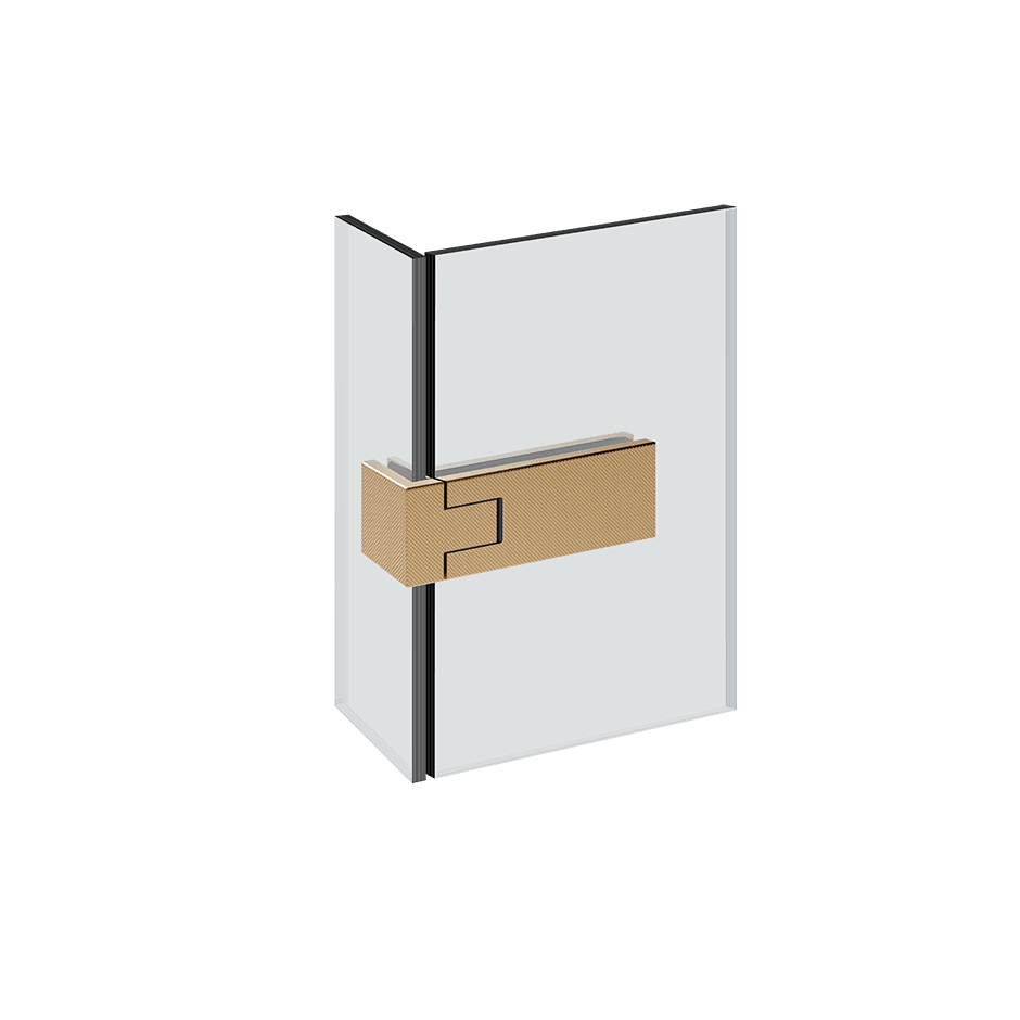 Gessi Clicking Hinges 67682 in Warm Bronze Br. Pvd