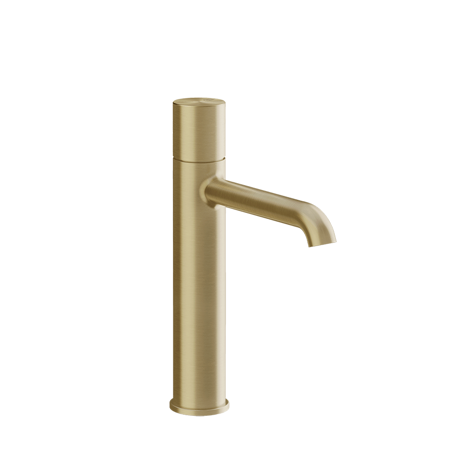 Gessi Washbasin Mixer 70006 in Brass Brushed Pvd