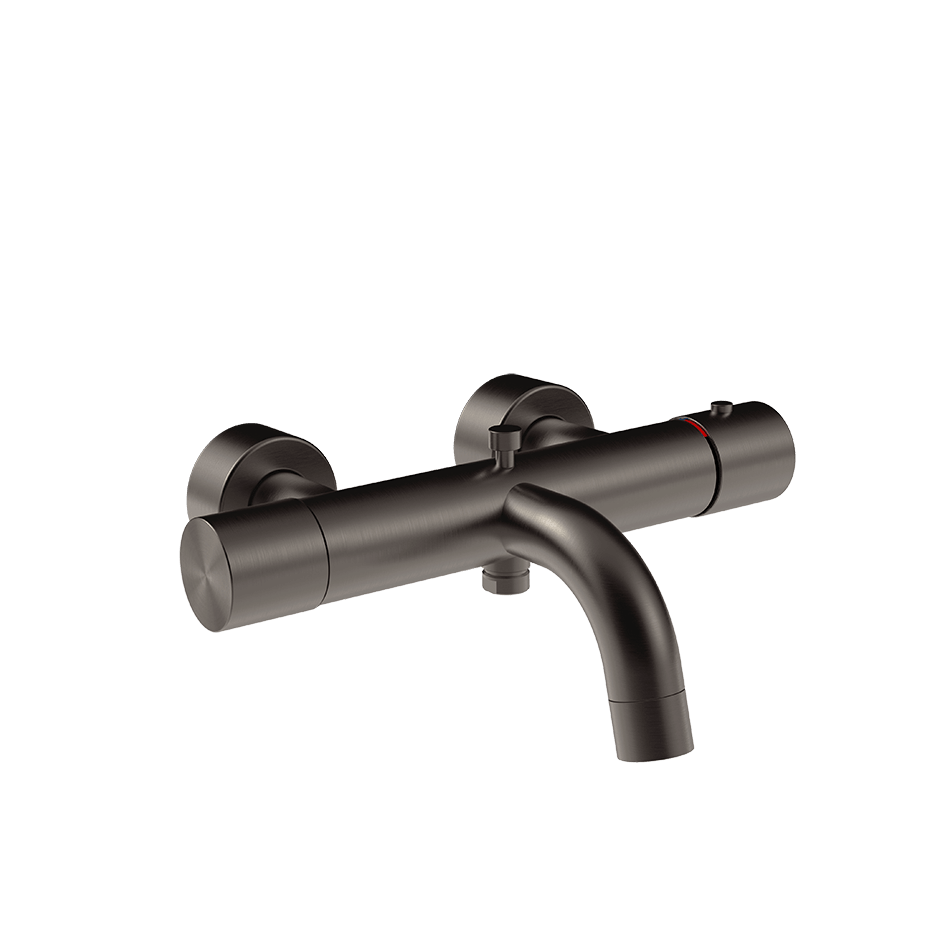 Gessi Bath Mixer 70013 in Black Metal Br. Pvd