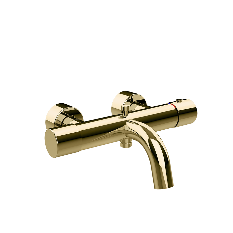 Gessi Bath Mixer 70013 in Brass Pvd