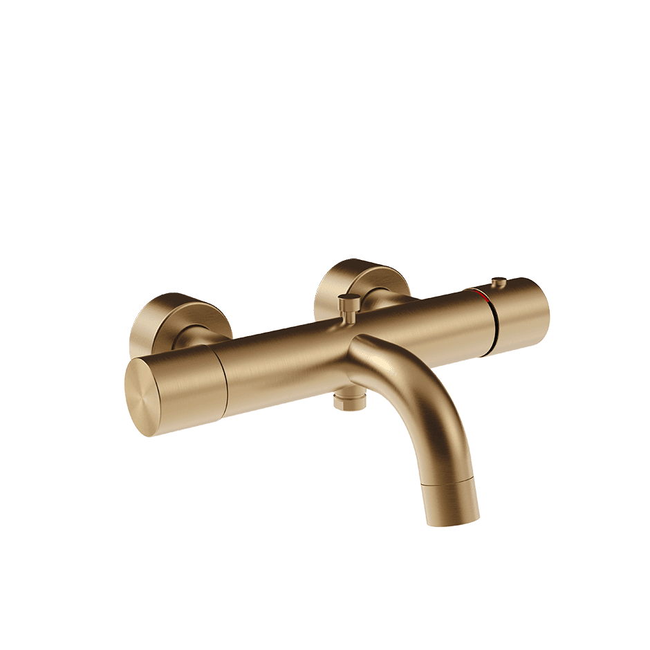 Gessi Bath Mixer 70013 in Warm Bronze Br. Pvd