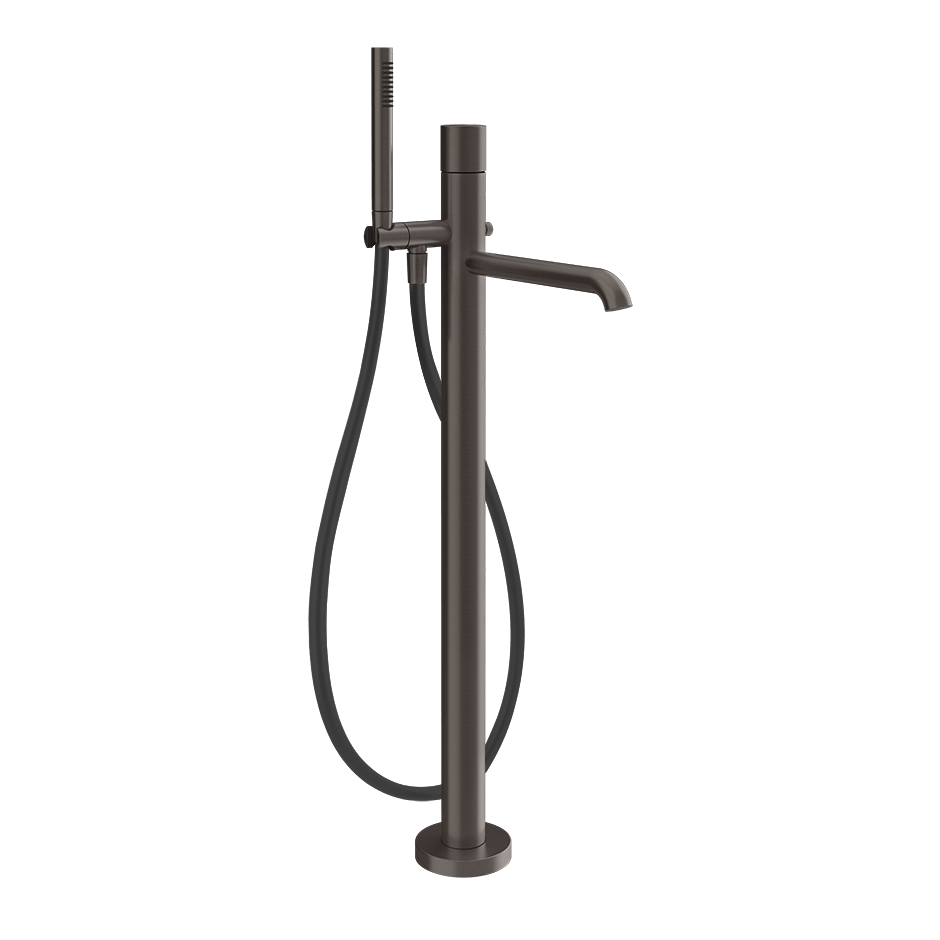 Gessi Bath Mixer 70028 in Black Metal Br. Pvd