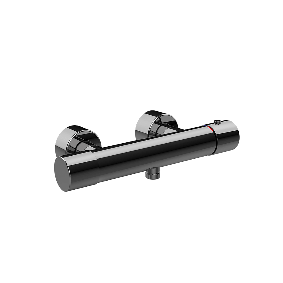 Gessi Shower Mixer 70033 in Black Metal Pvd
