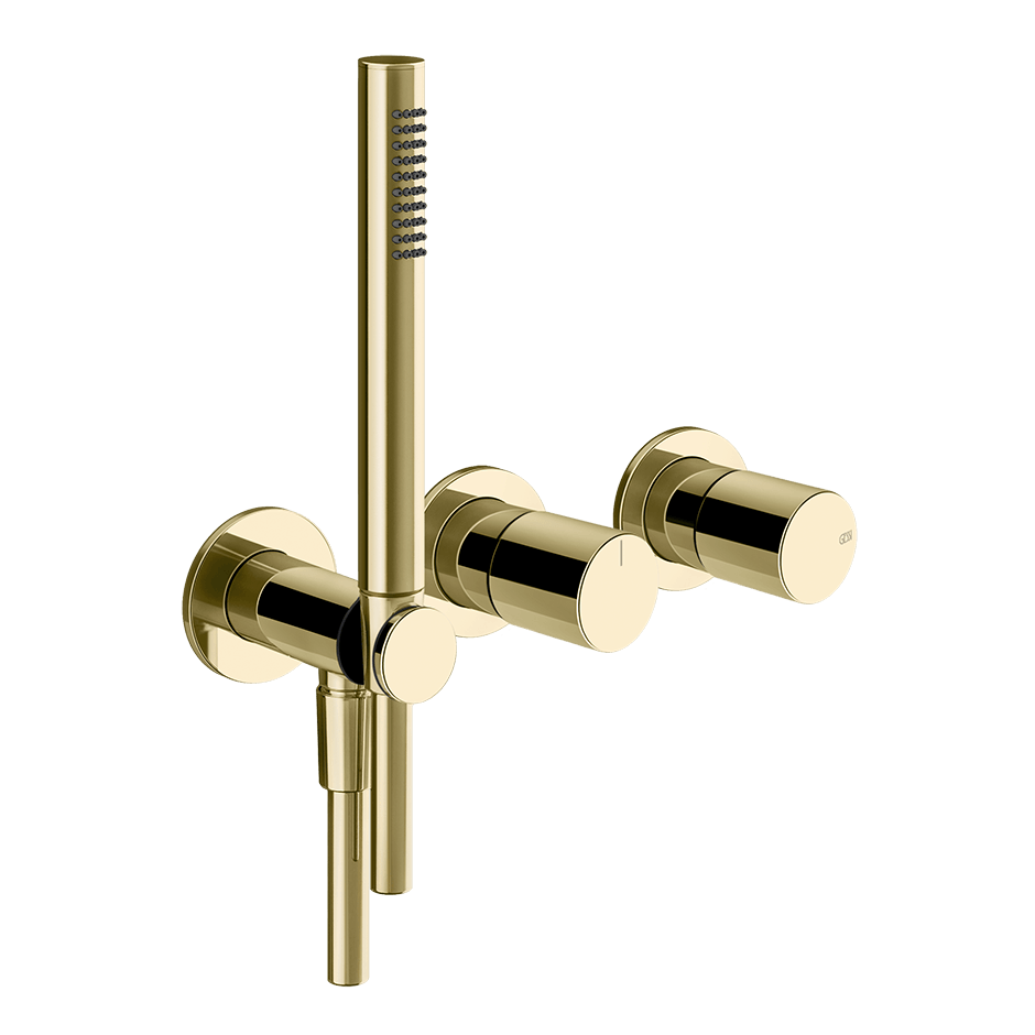 Gessi Shower Mixer 70038 in Brass Pvd