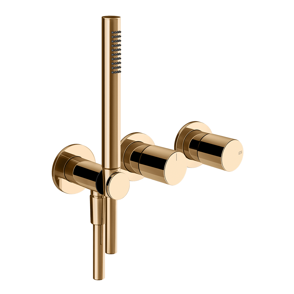 Gessi Shower Mixer 70038 in Warm Bronze Pvd