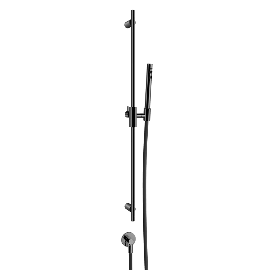 Gessi Sliding Rail 70042 in Black Metal Pvd