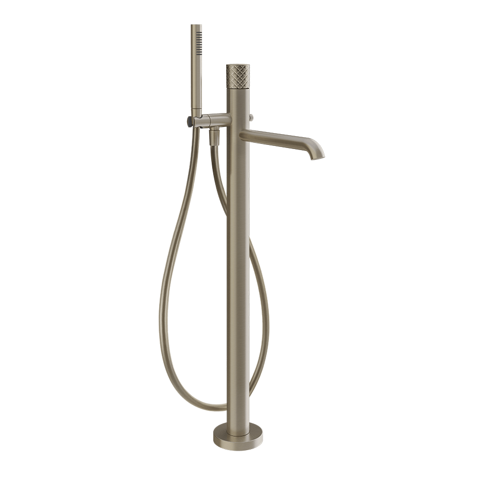 Gessi Bath Mixer 70128 in Finox Brushed Nickel