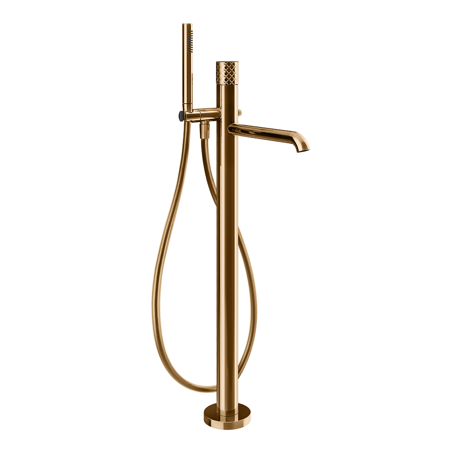 Gessi Bath Mixer 70128 in Warm Bronze Pvd