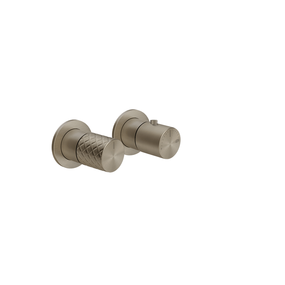 Gessi Shower Mixer 70132 in Finox Brushed Nickel