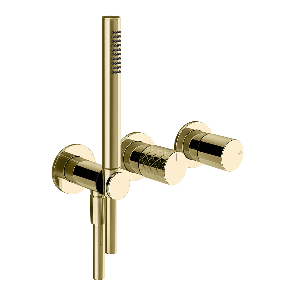 Gessi Shower Mixer 70138 in Brass Pvd