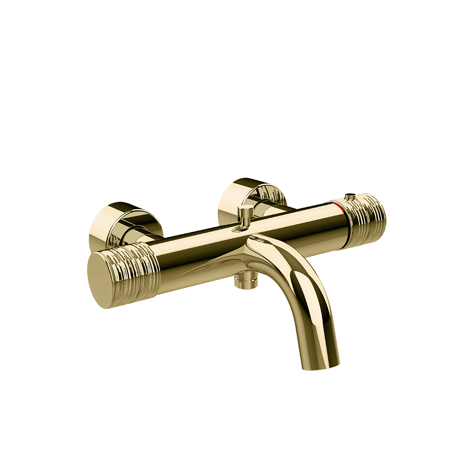 Gessi Bath Mixer 70313 in Brass Pvd