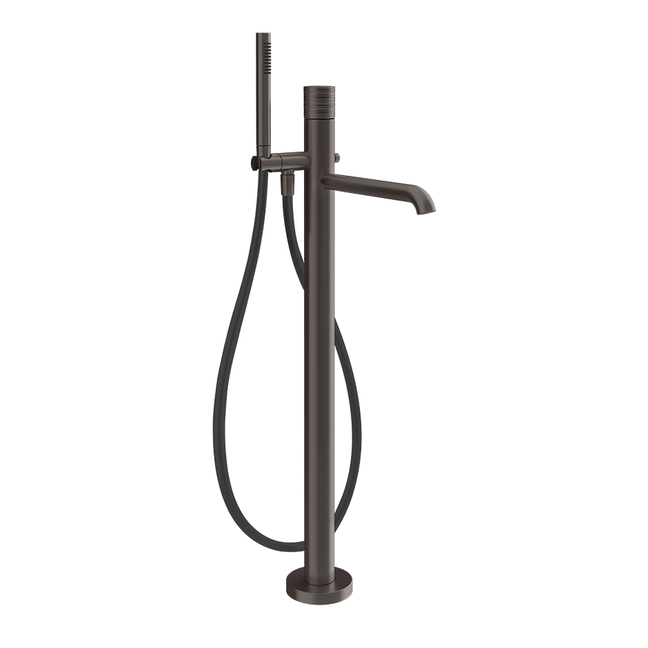 Gessi Bath Mixer 70328 in Black Metal Br. Pvd