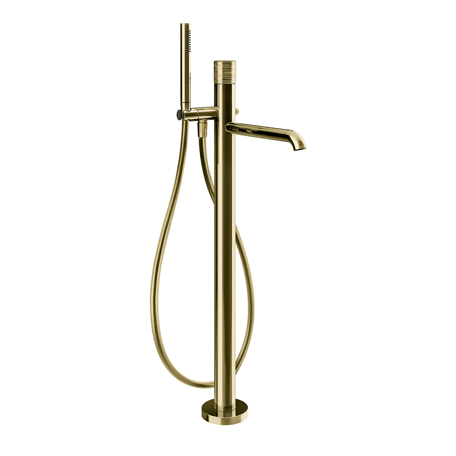 Gessi Bath Mixer 70328 in Brass Pvd