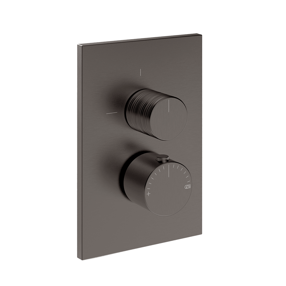 Gessi Shower Mixer 70331 in Black Metal Br. Pvd