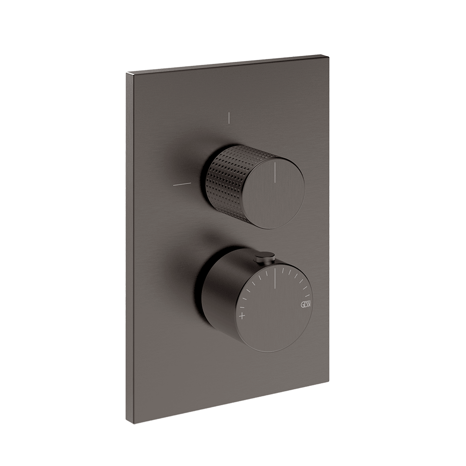 Gessi Shower Mixer 70431 in Black Metal Br. Pvd