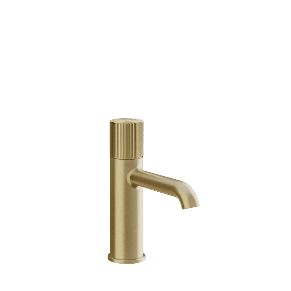 Gessi Washbasin Mixer 70502 in Brass Brushed Pvd
