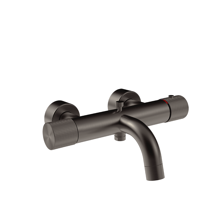 Gessi Bath Mixer 70513 in Black Metal Br. Pvd