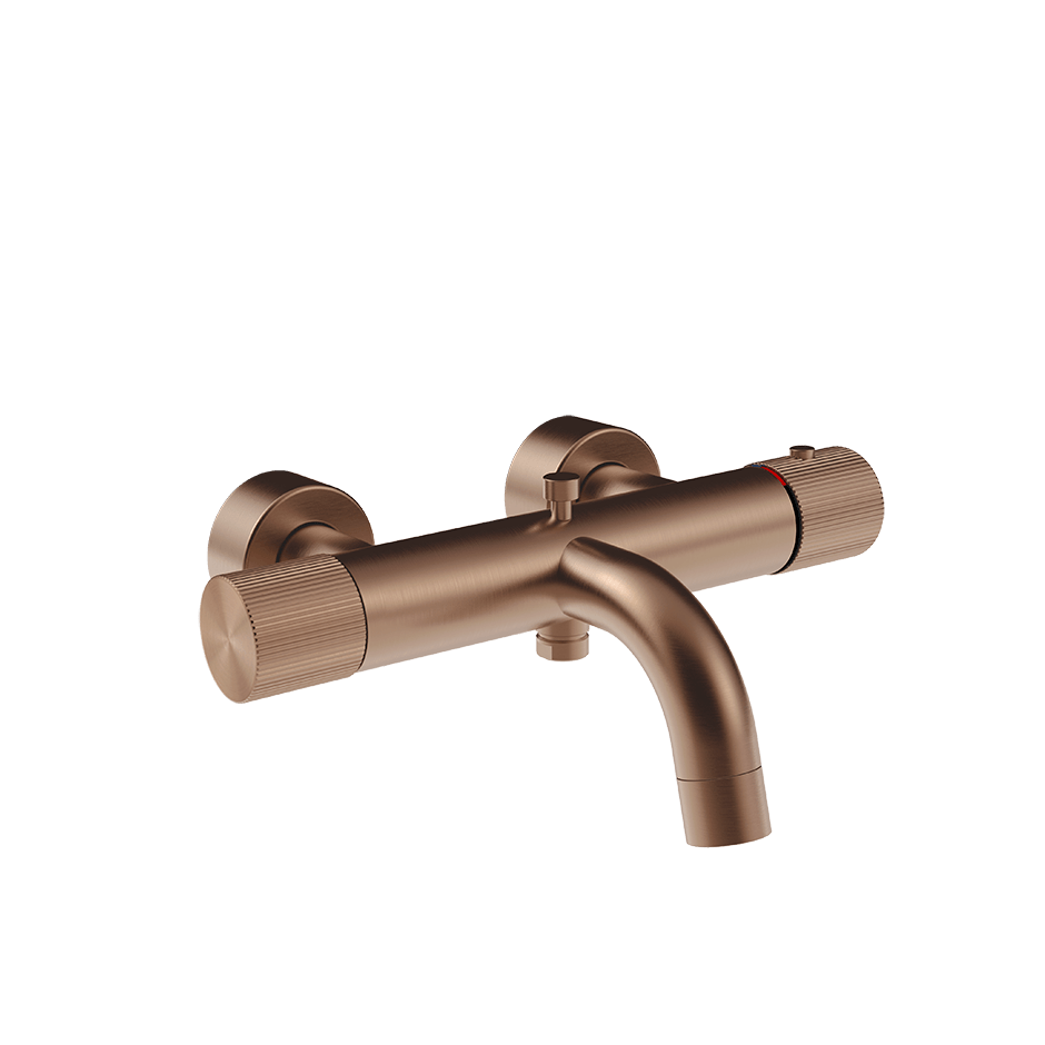 Gessi Bath Mixer 70513 in Copper Brushed Pvd