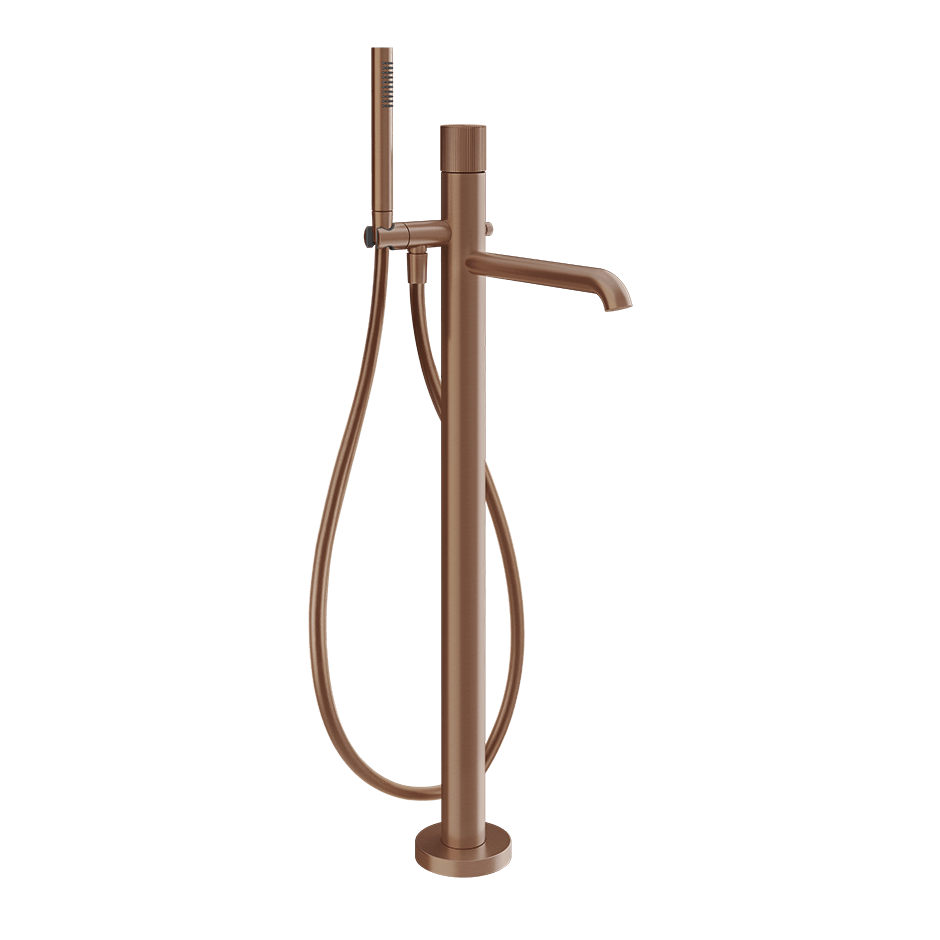Gessi Bath Mixer 70528 in Copper Brushed Pvd