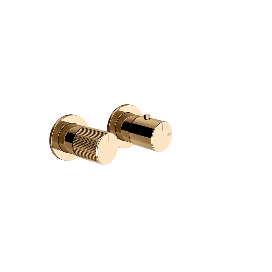 Gessi Shower Mixer 70532 in Warm Bronze Pvd