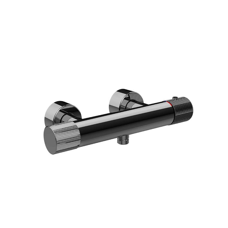 Gessi Shower Mixer 70533 in Black Metal Pvd