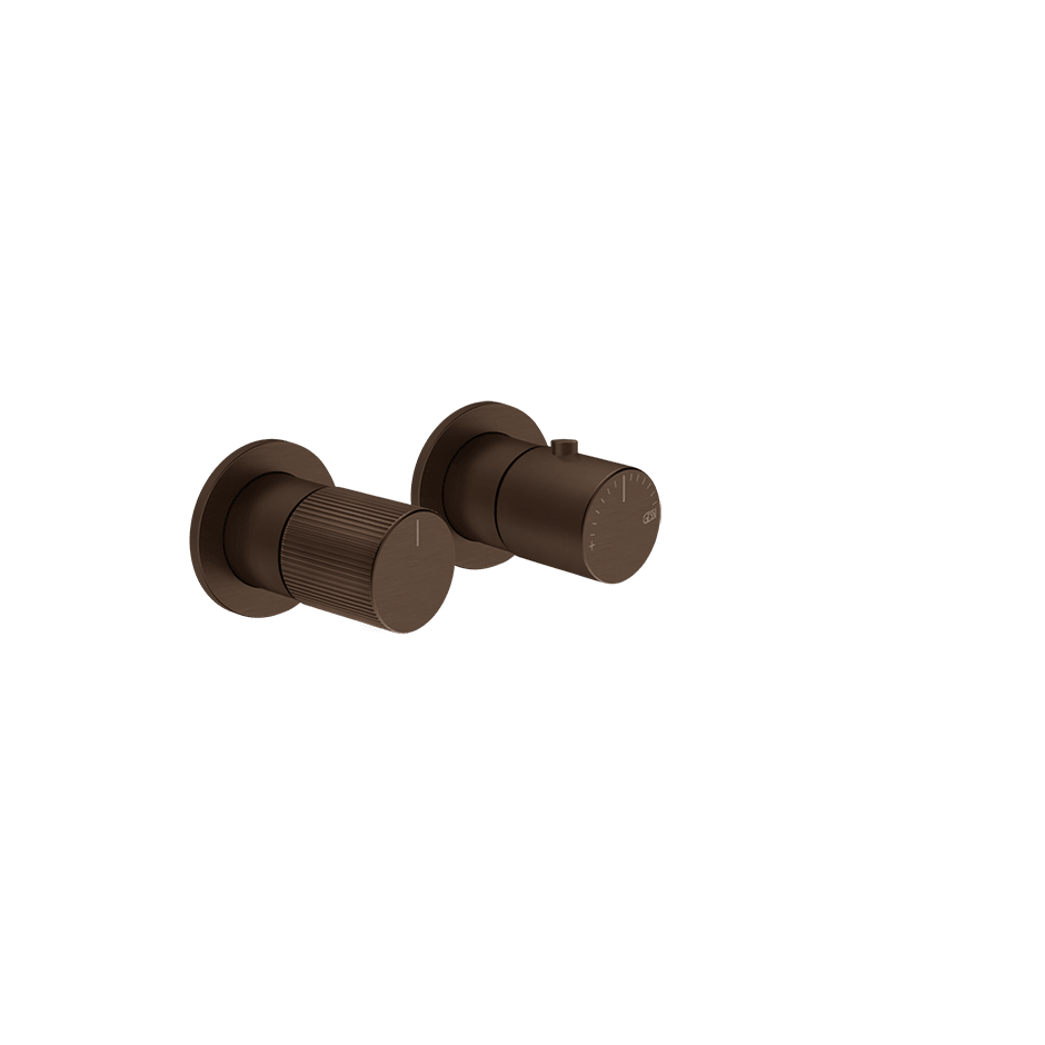 Gessi Shower Mixer 70534 in Dark Bronze