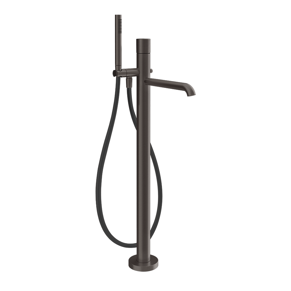 Gessi Bath Mixer 70628 in Black Metal Br. Pvd