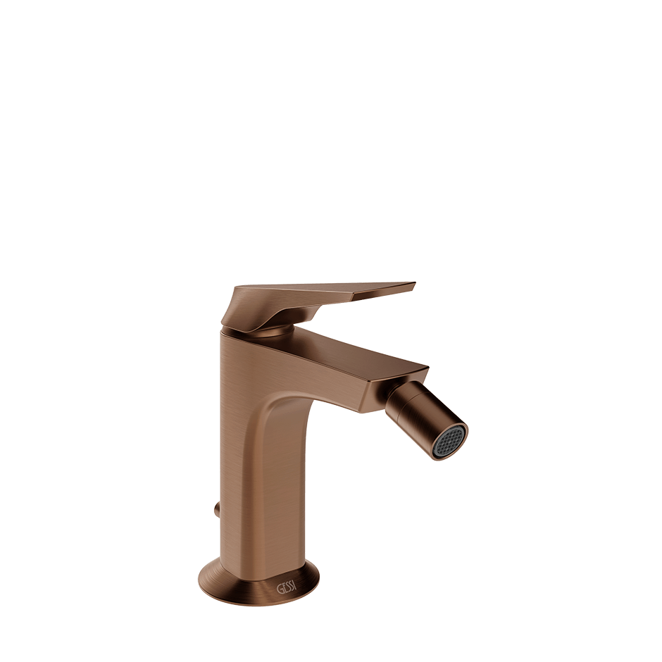 Gessi Bidet Mixer 72007 in Copper Brushed Pvd