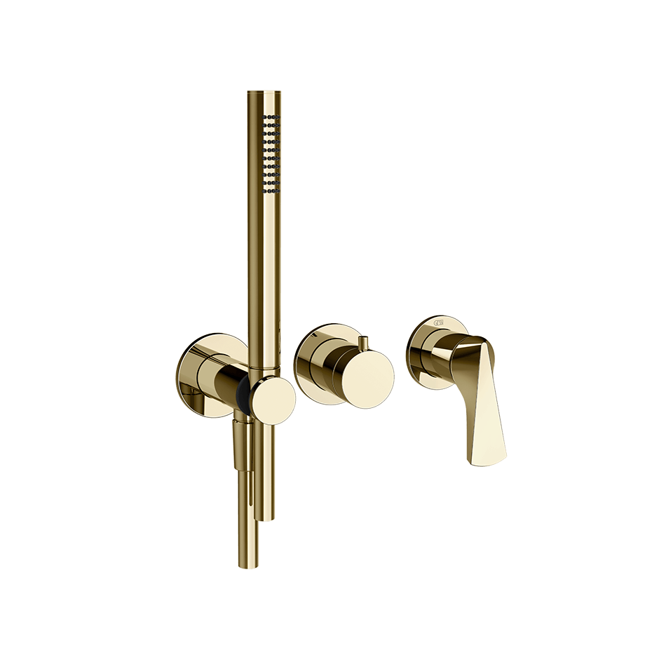 Gessi Shower Mixer 72036 in Brass Pvd