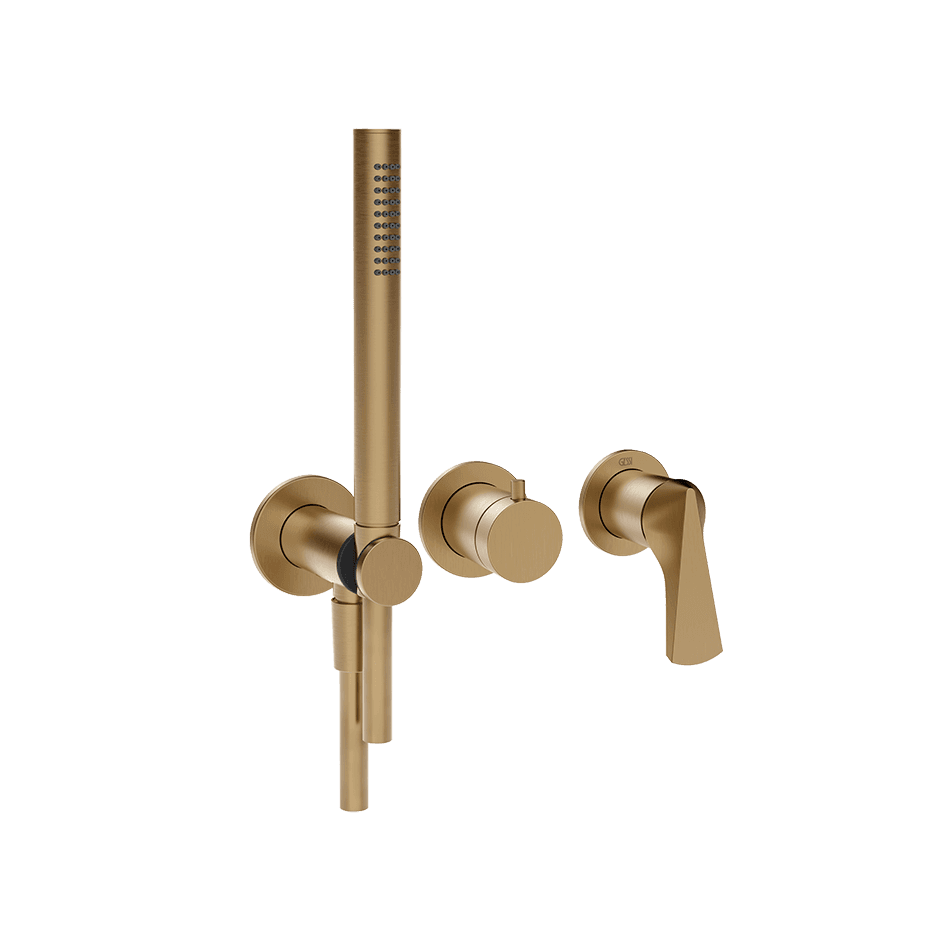 Gessi Shower Mixer 72036 in Warm Bronze Br. Pvd