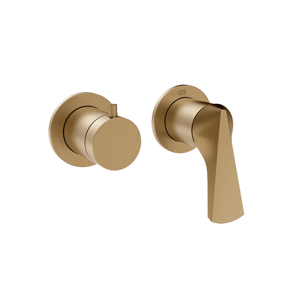Gessi Shower Mixer 72038 in Warm Bronze Br. Pvd