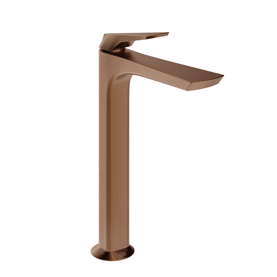 Gessi Washbasin Mixer 72053 in Copper Brushed Pvd