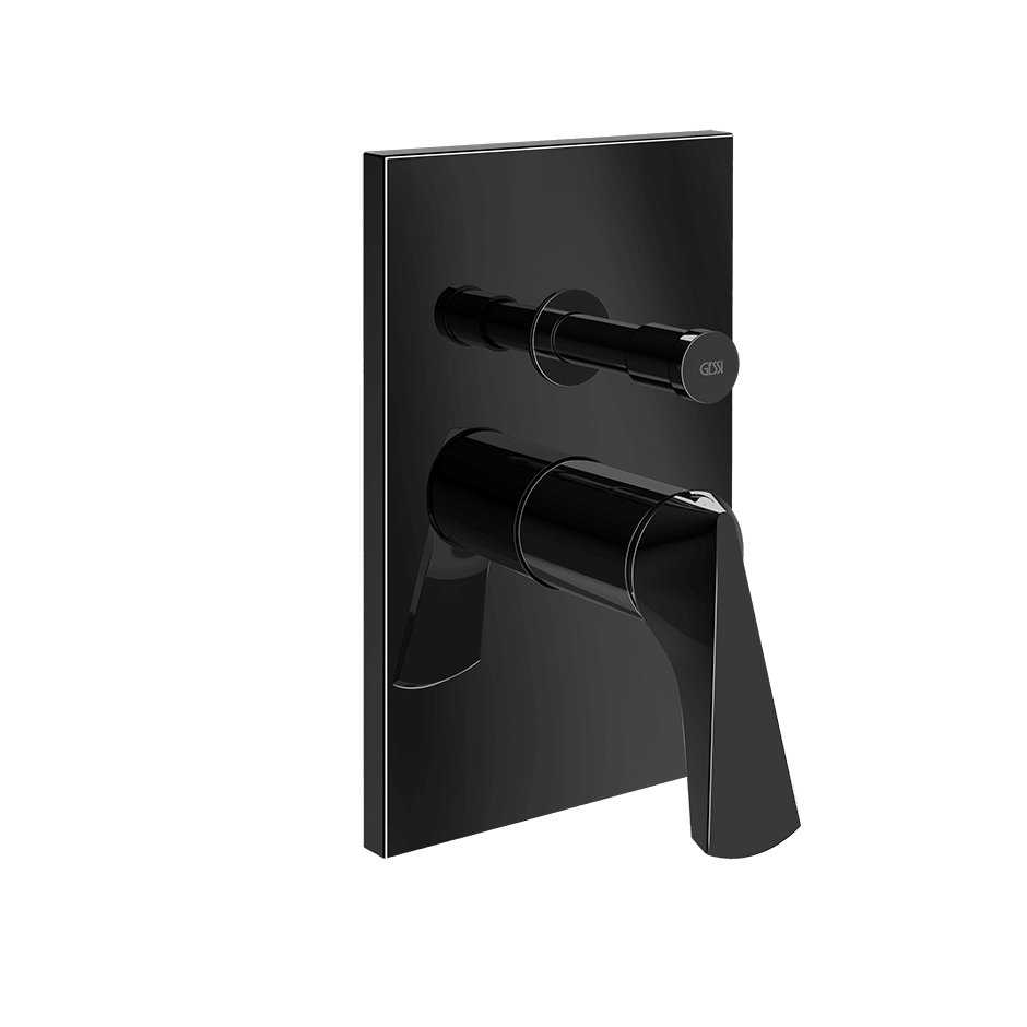 Gessi Shower Mixer 72079 in Black Metal Pvd